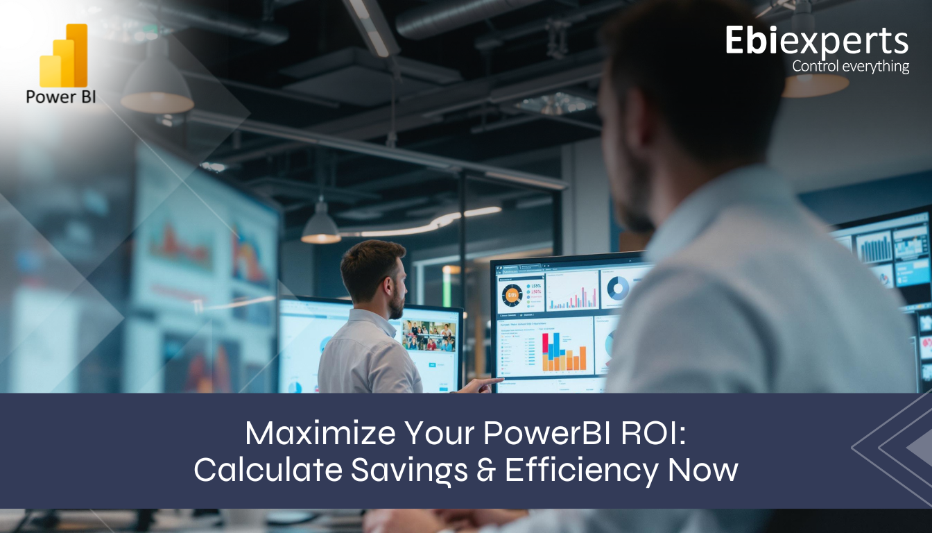 "Infographic illustrating strategies to maximize PowerBI ROI, highlighting cost optimization, automation benefits, real-time analytics, user adoption, and workflow efficiency for enhanced decision-making and measurable benefits."